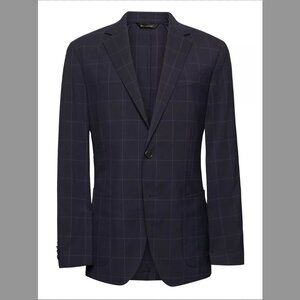 Banana Republic smart-weight performance wool blend blazer - 40S